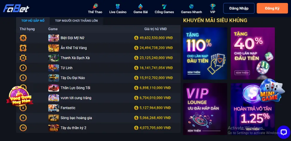 Khuyến mãi sòng bạc trực tuyến 18bet link